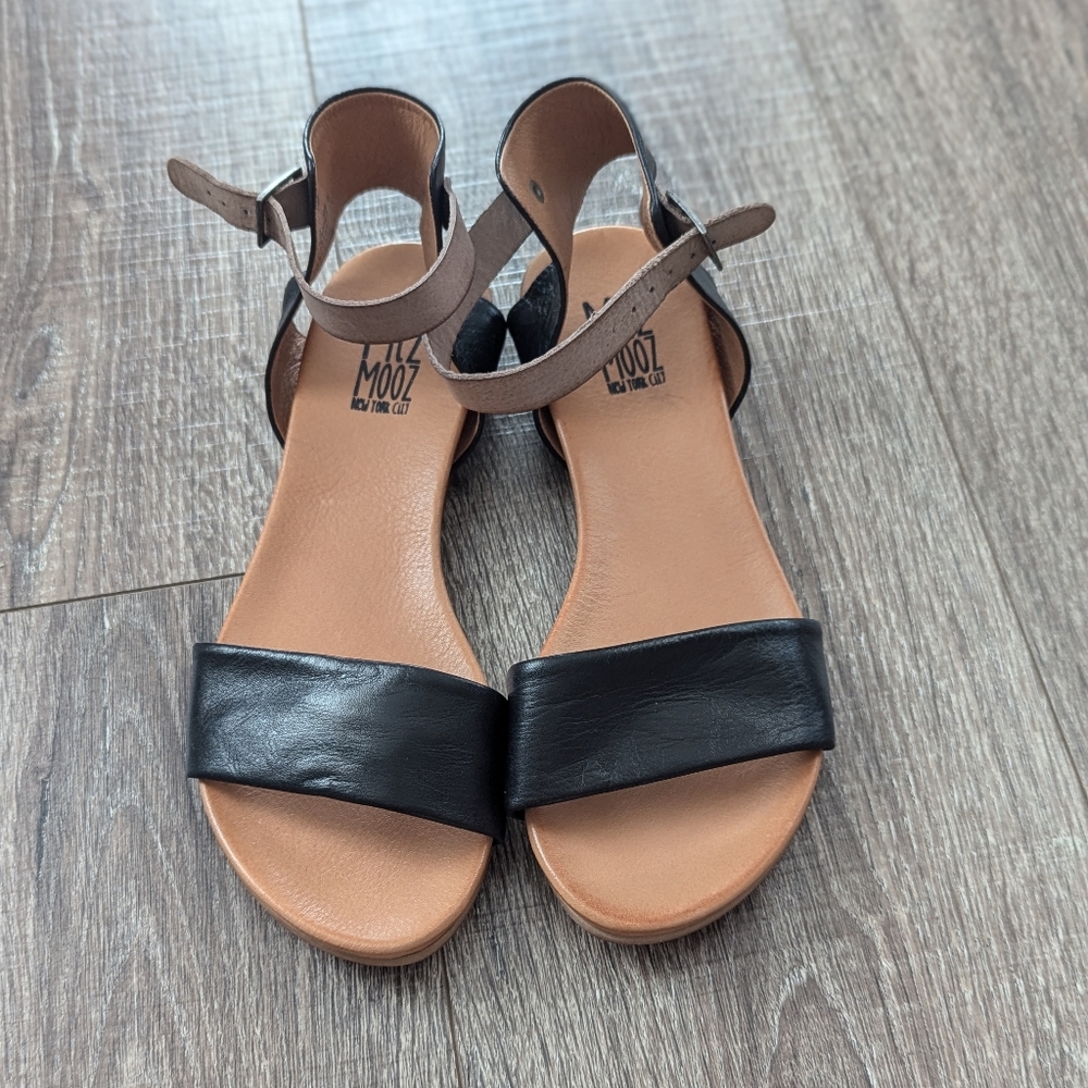 Miz Mooz Strappy Leather Open Toe Sandals - Alanis Sz 8